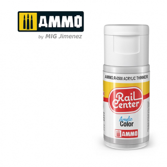 Diluant acrylique 15 ml, gamme Rail Center - AMMO R-0500