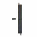 Rail droit avec ballast, gorge d'alimentation, 110 mm -  ROKUHAN R001 (7297001) - Z 1/220