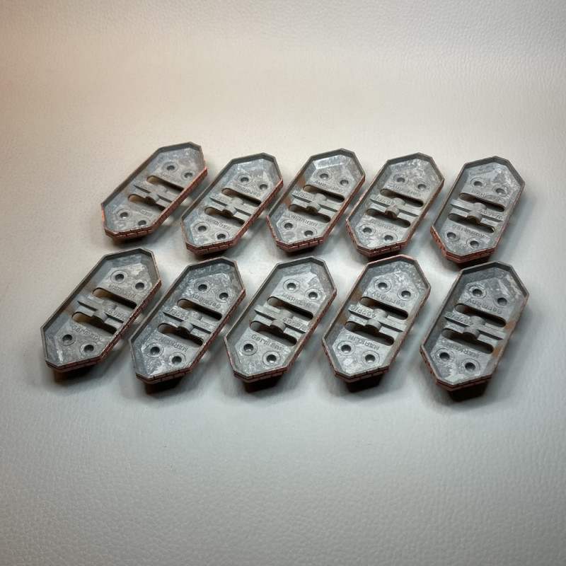10 piliers de pont 6 mm, en métal (collection) - MARKLIN 467 P/6 - H0 1/87  - DEP280-440