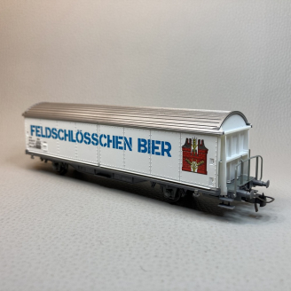 Wagon couvert Hbis, Feldschlosschen Bier, SBB-CFF - ROCO 4340C - HO 1/87 - DEP304-048