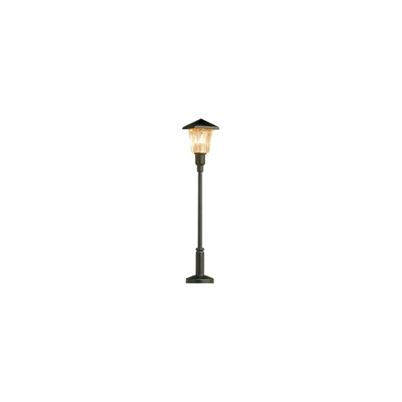 Lampadaire, socle enfichable avec LED - BRAWA 84013 - HO-1/87