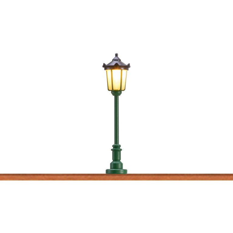 Lanterne à gaz, socle enfichable avec LED - BRAWA 83021 - N -1/160