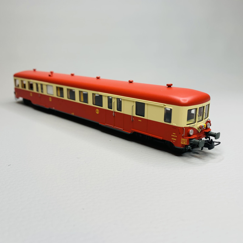 Remorque d'autorail ZR BDX 27111, 2ème classe, SNCF, Ep IV - R37 41262 - HO 1/87