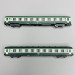 2 voitures DEV AO, B9, 2CL, logo encadré, Sncf, Ep IV - ARNOLD HN4448 - N 1/160