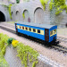 Voiture à bogies Bleu et crème, Lincolnshire Coast Light Railway, Ep VI - BACHMANN 394026 - HOe 1/87