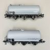 2 wagons-citernes Europ Rail, Sncf, Ep IV - JOUEF HJ6248 - HO 1/87