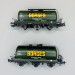 2 wagons-citernes 3 axes "Borges", RENFE, Ep III - IV - ELECTROTREN HE6052 - HO 1/87