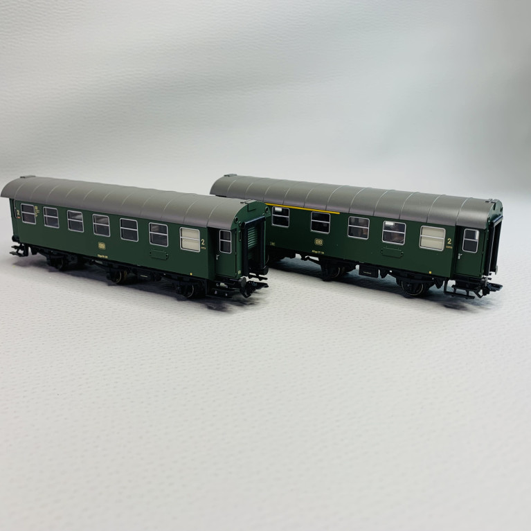 Paire de voitures voyageurs, DB, Ep III - MARKLIN 43175 - HO 1/87