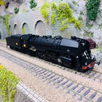 Locomotive vapeur 141 R 484 "Hausbergen" charbon, Sncf, Ep III - JOUEF HJ2431 - HO 1/87