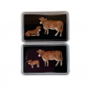 4 vaches du Limousin, dont un veau - VAN PETERGEM SCENARY HVPS213 - HO 1/87