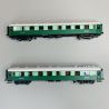 2 voitures Pullman OCEM, ETAT, Ep II - ModelsWorld MW40923 - HO 1/87