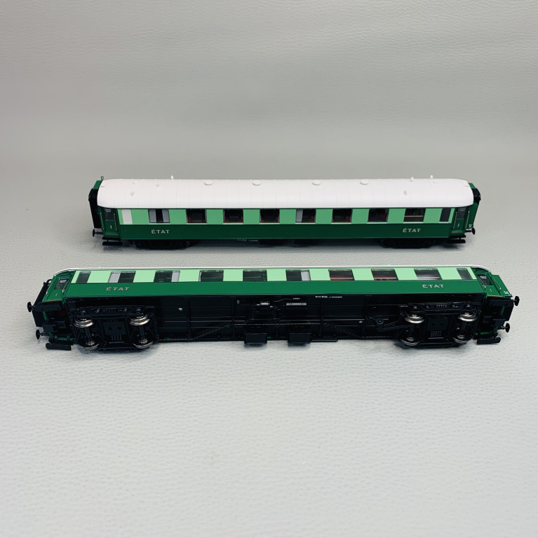 2 voitures Pullman OCEM, ETAT, Ep II - ModelsWorld MW40923 - HO 1/87