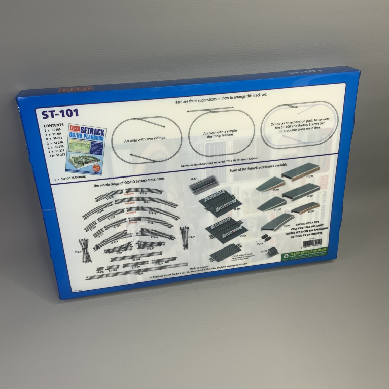Coffret de rails/aiguillages Peco ST101, code 100 - PECO ST-101 - HO 1/87