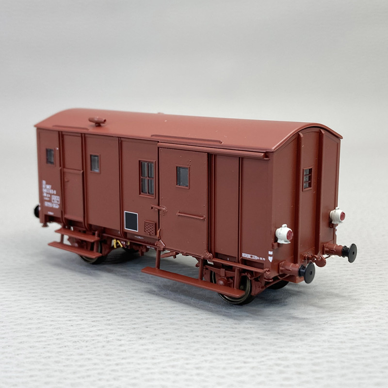 Fourgon M, UK, feux de fin de convoi, SNCF, Ep IV - EPM E 51.00.16 - HO 1/87
