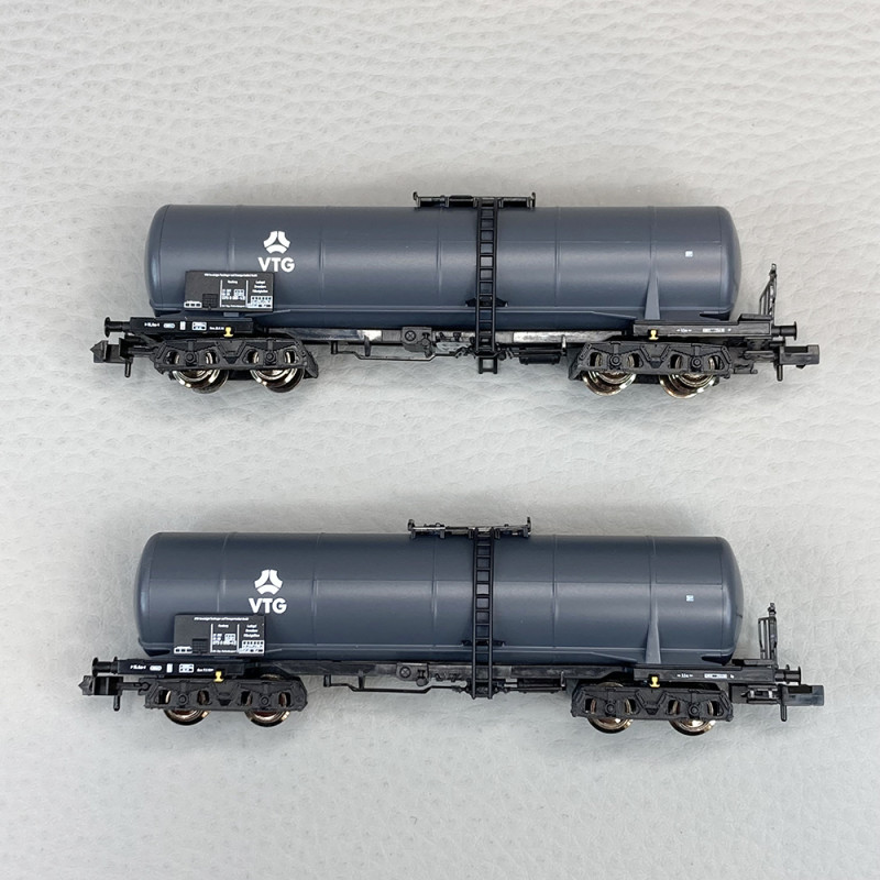 2 wagons citernes Uahs "VTG", DB, Ep IV - FLEISCHMANN 825820 - N 1/160