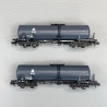 2 wagons citernes Uahs "VTG", DB, Ep IV - FLEISCHMANN 825820 - N 1/160