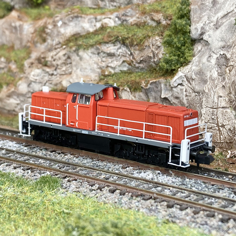 Locomotive diesel 294 594-7, DB AG, Ep VI, Digital son - MINITRIX 16298 - N 1/160