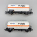 2 wagons citernes à gaz Zgkk, "Agipgas", FS, Ep IV - RIVAROSSI HR6620 - HO 1/87