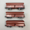3 wagons trémies Fals, Holcim, Ep V et VI - ROCO 77033 - HO 1/87