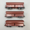 3 wagons trémies Fals, Holcim, Ep V et VI - ROCO 77033 - HO 1/87