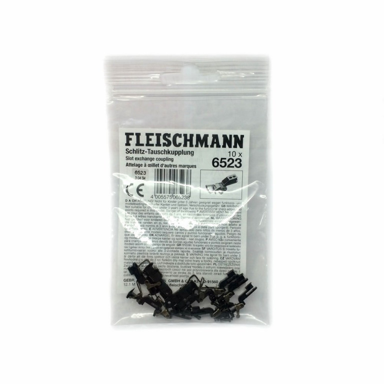 10 attelages boucles fixation à goupille -HO-1/87-FLEISCHMANN 6523