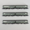 Rame locomotive BR 140 + 3 paires de voitures B3yge, DB, Ep IV - MARKLIN 81304 - Z 1/220