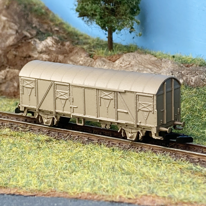 Set de 3 wagons courts bâchés à bogies, SNCF, FRET - Azar W03-FRP échelle Z