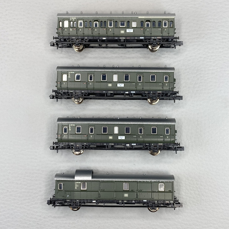 Rame 4 éléments, transport banlieue Hambourg, DB, Ep III - MINITRIX 18724 - N 1/160