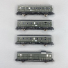 Rame 4 éléments, transport banlieue Hambourg, DB, Ep III - MINITRIX 18724 - N 1/160