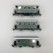 3 voitures voyageurs type Bi, ÖBB, voie étroite, Ep IV et V - ROCO 6240001 - HOe 1/87