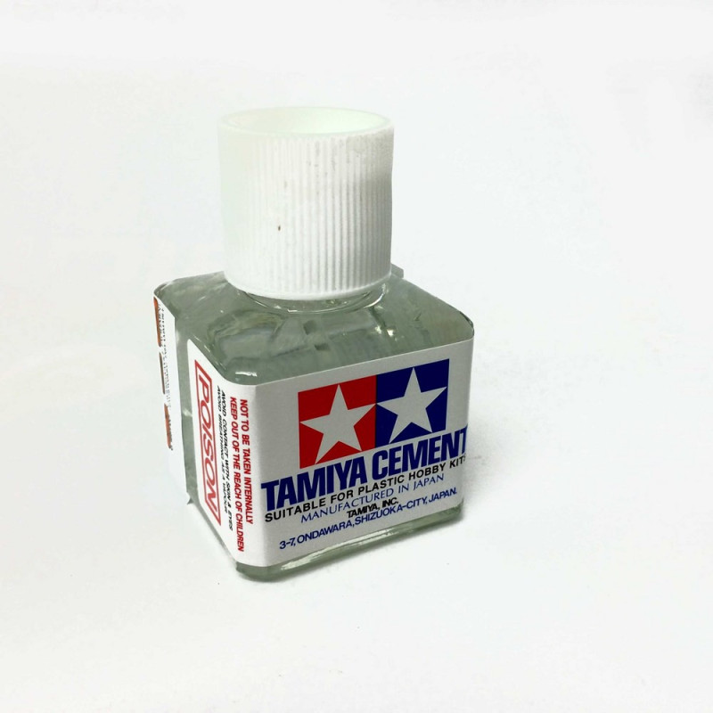 Colle avec pinceau pour maquette plastique 40ml-TAMIYA 87003