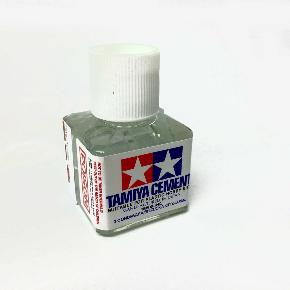 Colle avec pinceau pour maquette plastique 40ml - TAMIYA 87003