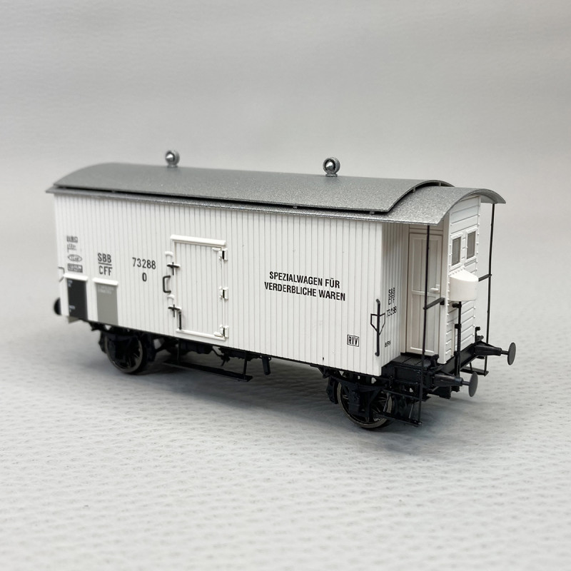 Wagon couvert à essieux K2 SBB VALSER WASSER BRAWA BRA-47825