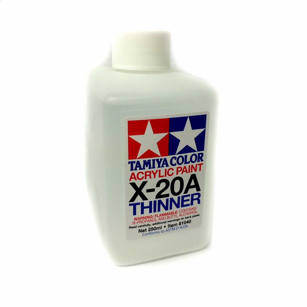 Diluant peinture acrylique Tamiya 81040 X-20A pour modélisme et