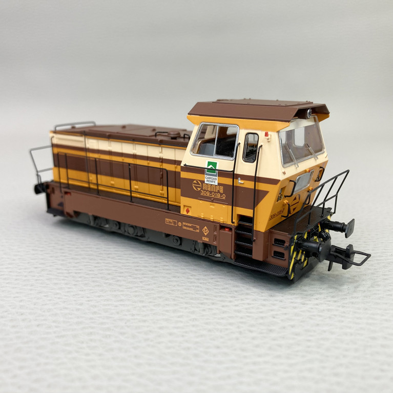 Locotracteur diesel de manœuvre 309 018-0, Renfe, Ep IV digital son - ELECTROTREN HE2013S - HO 1/87