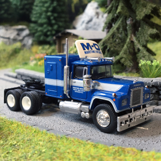 Camion, tracteur Mack RS 700 Maritime Ontario 1, Bleu - Brekina 85807 - 1/87