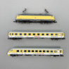 Train de mesure, locomotive BR 120, wagon mesure + voiture pilote, DB, Ep VI - MARKLIN 81528 - Z 1/220