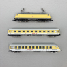 Train de mesure, locomotive BR 120, wagon mesure + voiture pilote, DB, Ep VI - MARKLIN 81528 - Z 1/220