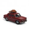 Renault 8 avec galerie et valises, Rouge - SAI1761 - 1/87