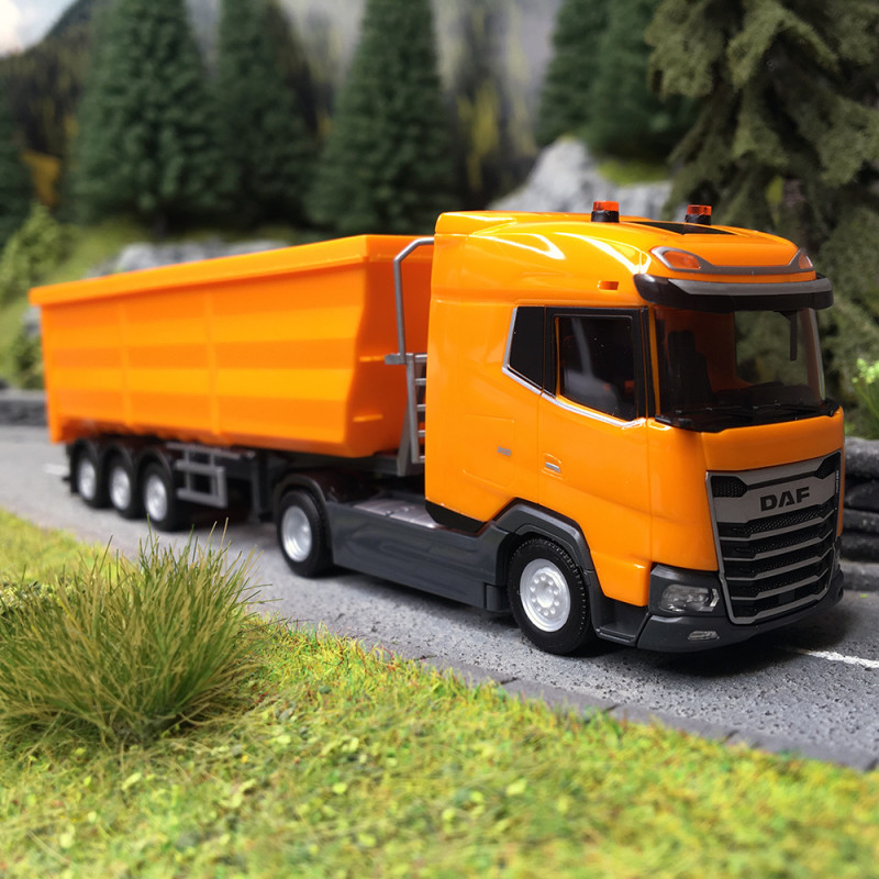 Camion Daf XG semi remorque, Orange- Herpa 316941 - 1/87