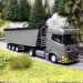 Camion Daf XG semi remorque benne, Gris  - Herpa 316231 - 1/87