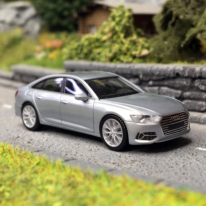 Audi A6 Limousine, Argent - Herpa 430630-004 - 1/87