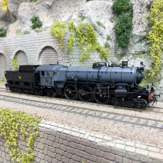Locomotive vapeur F 1200, SJ, Ep VI, Digital Son + fumée - TRIX 25490 - HO 1/87