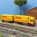 Camion Remorque MAN F90, DHL, Jaune - MINIS LC4607 - N 1/160