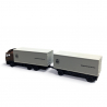 Camion Remorque MAN F90, UPS, Gris - MINIS LC4602 - N 1/160