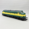 Locomotive diesel 5209, livrée verte avec rayures jaunes, SNCB, Ep IV, Digital Son 3R AC - MARKLIN 39679 - HO 1/87