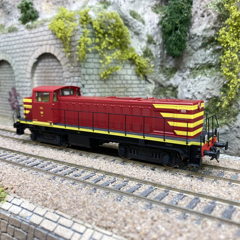 Locomotive diesel, BB 67465, à plaques, Caen, SNCF - REE NW-334