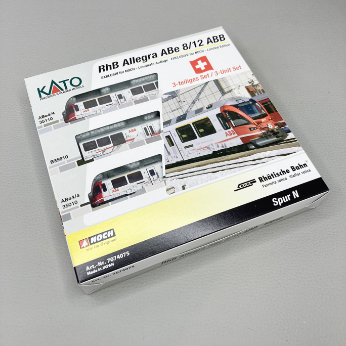 Automotrice ABe 8/12, 3510, "Allegra", ABB, RhB, Ep VI - KATO 7074075 - N 1/160