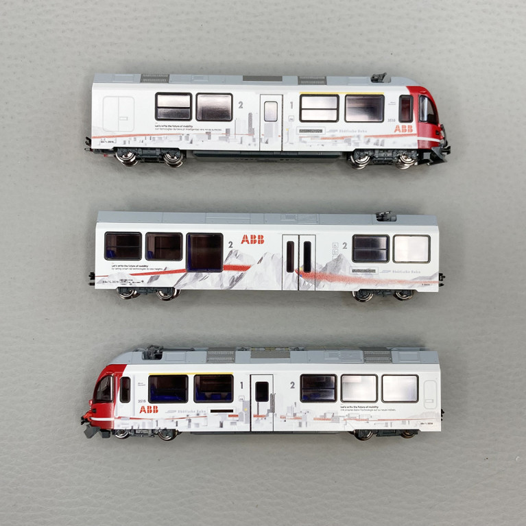 Automotrice ABe 8/12, 3510, "Allegra", ABB, RhB, Ep VI - KATO 7074075 - N 1/160