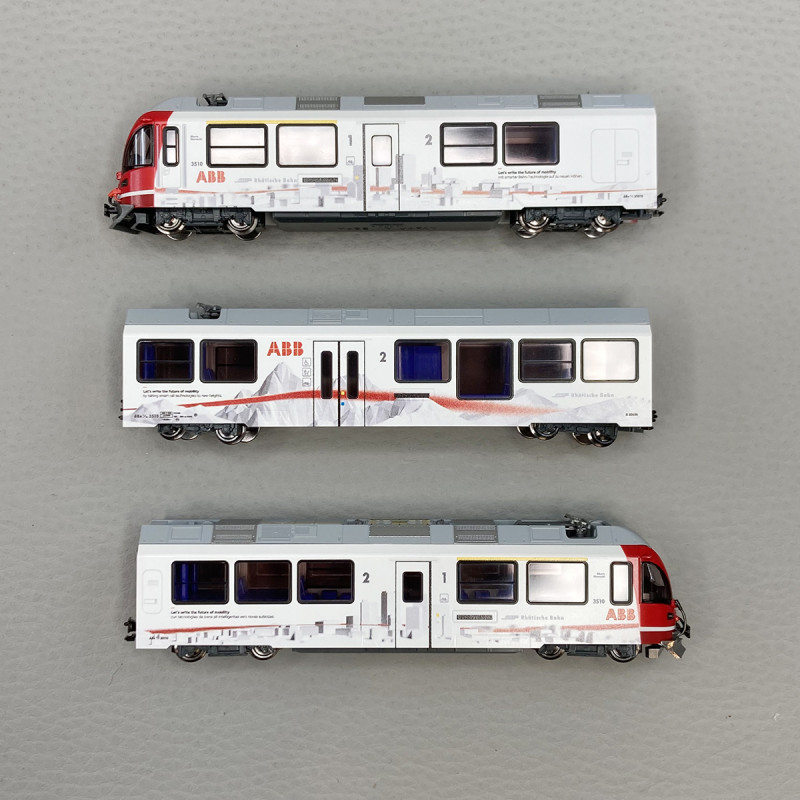 Automotrice ABe 8/12, 3510, "Allegra", ABB, RhB, Ep VI - KATO 7074075 - N 1/160